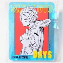 サカモトデイズ　タワレコ　カフェ　原画展　アクリルバッジ　box 南雲　夏生 サカモトデイズ タワレコ カフェ 原画展 アクリルバッジ box
