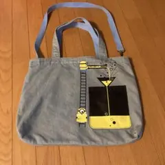 ミニオンデザイン トートバッグ 約40cm x 30cm