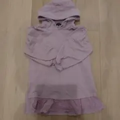 フード付き ワンピース　グリーンレーベルリラクシング