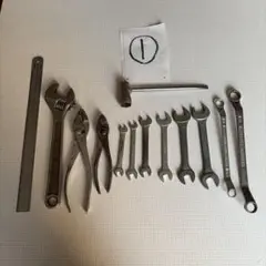 工具セット スパナ レンチ プライヤー　12本まとめて