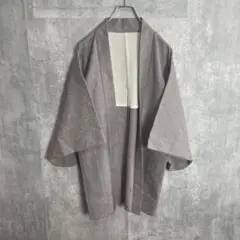 陣羽織 和柄 希少アート 着物 紫 奇抜 レトロ 派手 奇抜 個性派 パープル