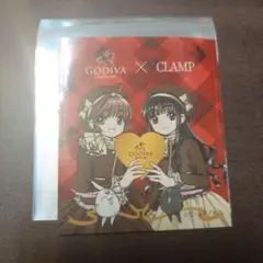 ゴディバ x CLAMP コラボ 特典 ステッカー 桜＆知世