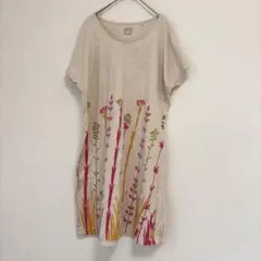 【UNIQLO】ユニクロ (M) UT コットン100% チュニックワンピース