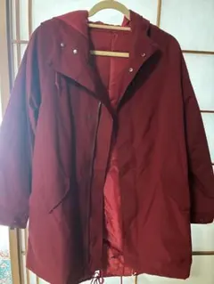 Give Re collectionカポックコート レッド