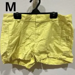 ショートパンツ イエロー コットン 短パン ハーフパンツ サイズ8 レディース