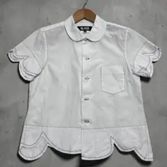 BLACK COMME des GARCONS 半袖シャツ スカラップカットのサムネイル