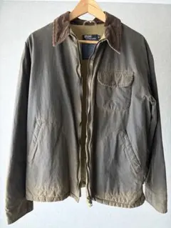 【希少・極上品】90s ポロラルフローレン オイルドジャケット ポルトガル製 L