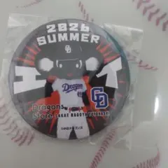 中日ドラゴンズ 缶バッジ 2026 SUMMER ブラックドアラ 非売品