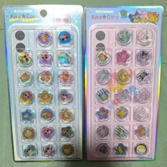 新品未開封★サンリオ☆キラコロおはじきシール 2種セット★日焼けキティ