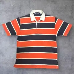 【希少/90s】チャップス ラルフローレン 半袖 ラガーシャツ ボーダー