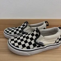 vans チェッカー　スリッポン　17cm
