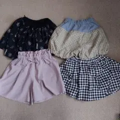 女の子　キュロット　130cm　まとめ売り