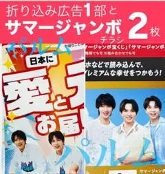 M!LK 新聞折り込みチラシ1部　サマージャンボのチラシ2枚【レア】