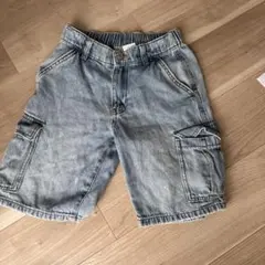 ZARA デニムカーゴハーフパンツ 140cm