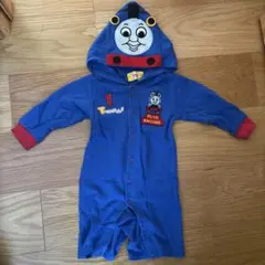 トーマス フード付きロンパース 80