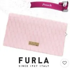 新品　FURLA フルラ　マスクケース　ポーチ　小物入れ　マルチケース　ピンク系