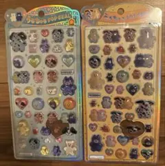 国内正規品】モジョジョジョ　うるちゅるポップシール　2種セット　mojojojo