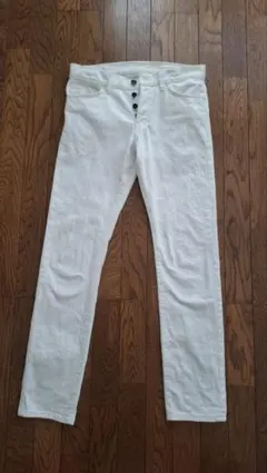 ★H&M &DENIM ホワイトデニムパンツ 32/32のサムネイル
