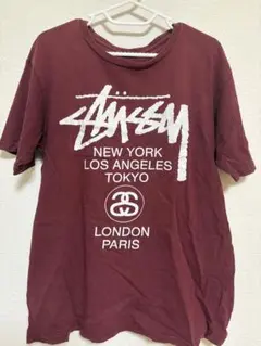 Stüssy バーガンディ Tシャツのサムネイル