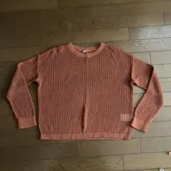 ユニクロ　メッシュ編み長袖　M