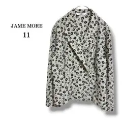 【JANE MORE】花柄シャツジャケット　長袖ブラウス　モノトーン　ドットのサムネイル