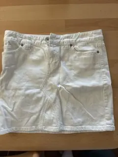 TOMMY HILFIGER ホワイト デニム ミニスカートのサムネイル