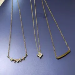 アクセサリーセット　ネックレス　イヤリング　シュシュ付き