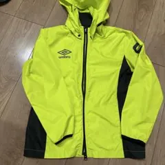 アンブロ　140 ウインドブレーカー　蛍光イエロー
