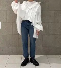 TORI-TO BEAMS JAPAN アシメフリルブラウス