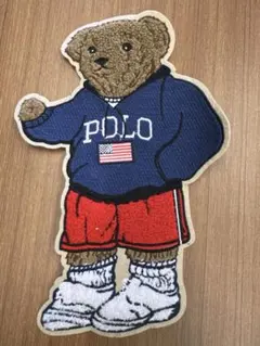 クマ 刺繍 ワッペン