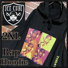 【希少】ICE CUBE★ビッグシルエット☆RAP★フーディ★パーカー☆2XL