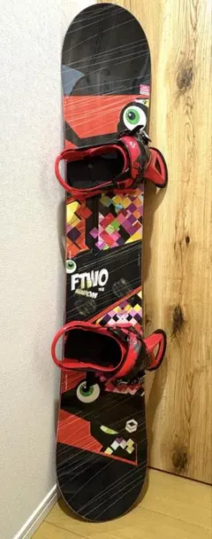 FTWO 156W REVERSE スノーボード 使用回数1回】FTWO 156cm reverse 定価5.5 極美品