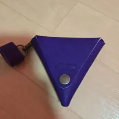 JINTO 紫 三角形 コインケース