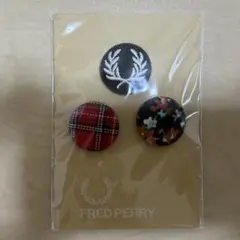 フレッドペリー 缶バッジ