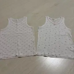 肌着　メッシュ　ノースリーブ　2枚