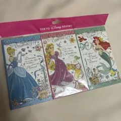 ディズニーリゾート公式　プリンセスノート3冊セット
