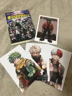 僕のヒーローアカデミア ポストカード4種+小冊子