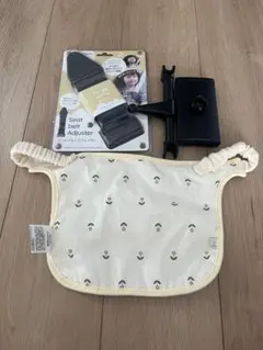 スマホホルダー　シートベルトアジャスター　抱っこ紐用よだれカバー　セット売り