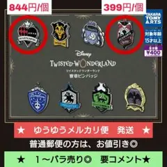 ツイステ　寮章ピンバッジ　ハーツラビュル　スカラビア