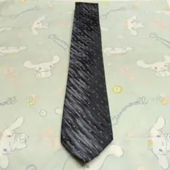 Fantastico ストライプ ネクタイ 黒