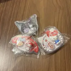 ハローキティ マイメロディ　クロミ　サンリオ　 3個セット　パッケージチャーム