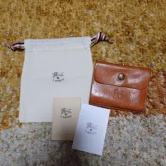 IL BISONTE 三つ折り財布　ヌメ革