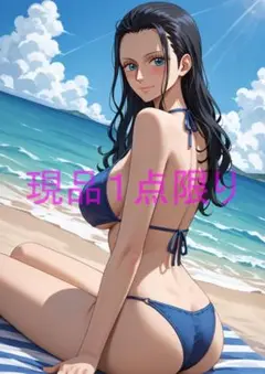 ニコ・ロビン ワンピ 高画質 A4 ポスター 同人 ファンアート A0217