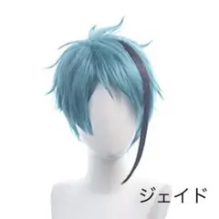 ジェイド　ツイステ　キャラウィッグ　ウィッグ　コスプレ