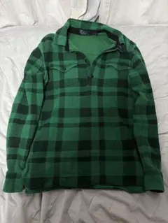 Polo by Ralph Lauren 緑色 チェック柄 Lサイズ 古着 希少