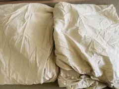 IKEA DVALA90×200 ボックスシーツ　色ベージュ　2枚