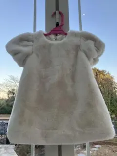 ホワイトファーベスト ジレ