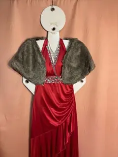 フェイクファーボリュームショール