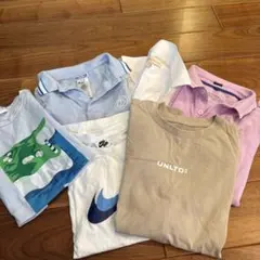 子供服　まとめ売り　ポロシャツ　襟付き　Jacadi2つ　海外　ピンク　140