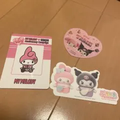 【サンリオ】渋谷109 マイメロ クロミ ステッカー　カード